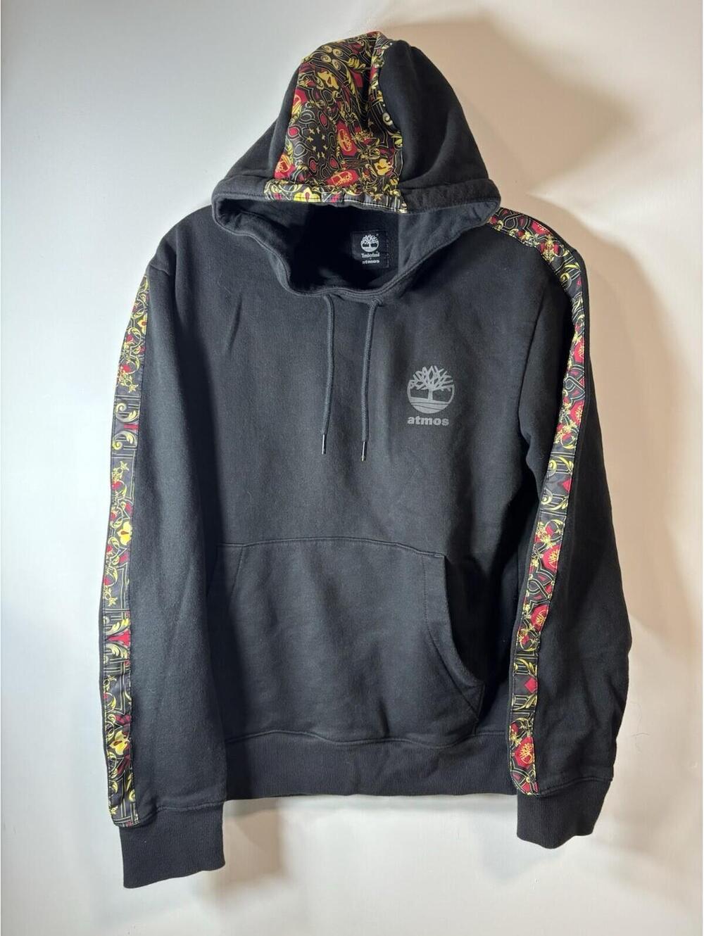 Timberland x Atmos Scarf Collab Hoodie Men’s Small Rare - Picture 2 of 15